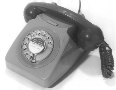 GPO 746RBLK 746 Rotary Dial Telephone Black 