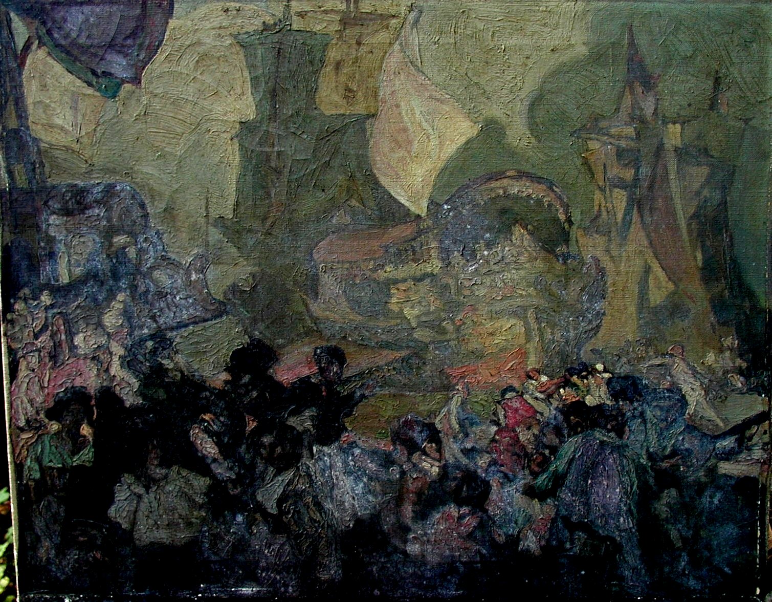 oil on canvas after Bryngwyn